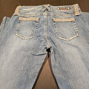 ALLEN B SCHWARTZ RHINESTONE JEANS